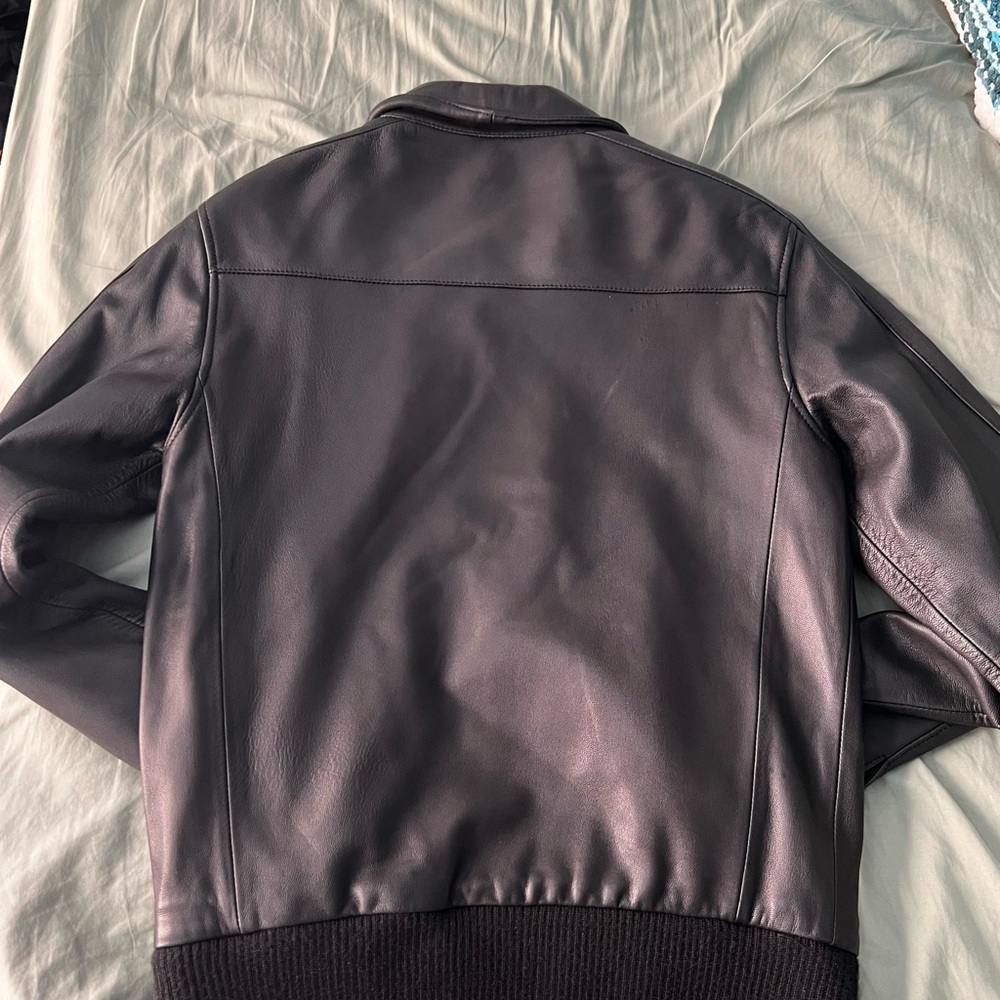 RVCA faux leather jacket